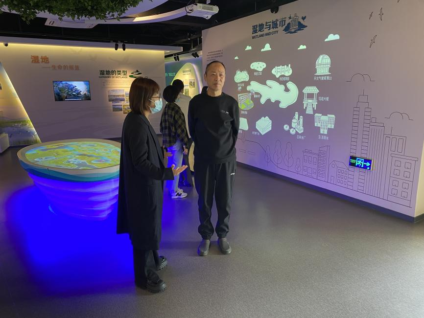 大隐原乡科普项目组考察董铺国家湿地公园、郊野公园等地