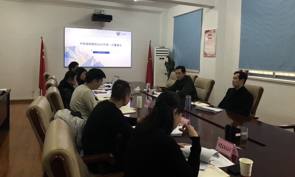 2020年庐阳城新集团第一次董事会议顺利召开