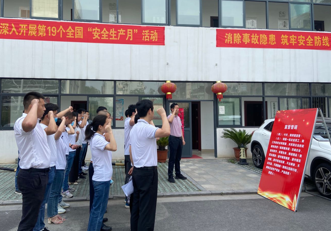 集团举行2020年“安全生产月” 活动启动暨宣誓仪式