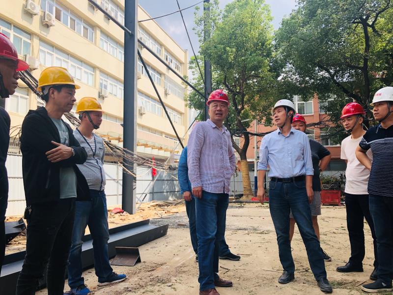 区国资办领导赴集团在建项目开展节前安全生产检查