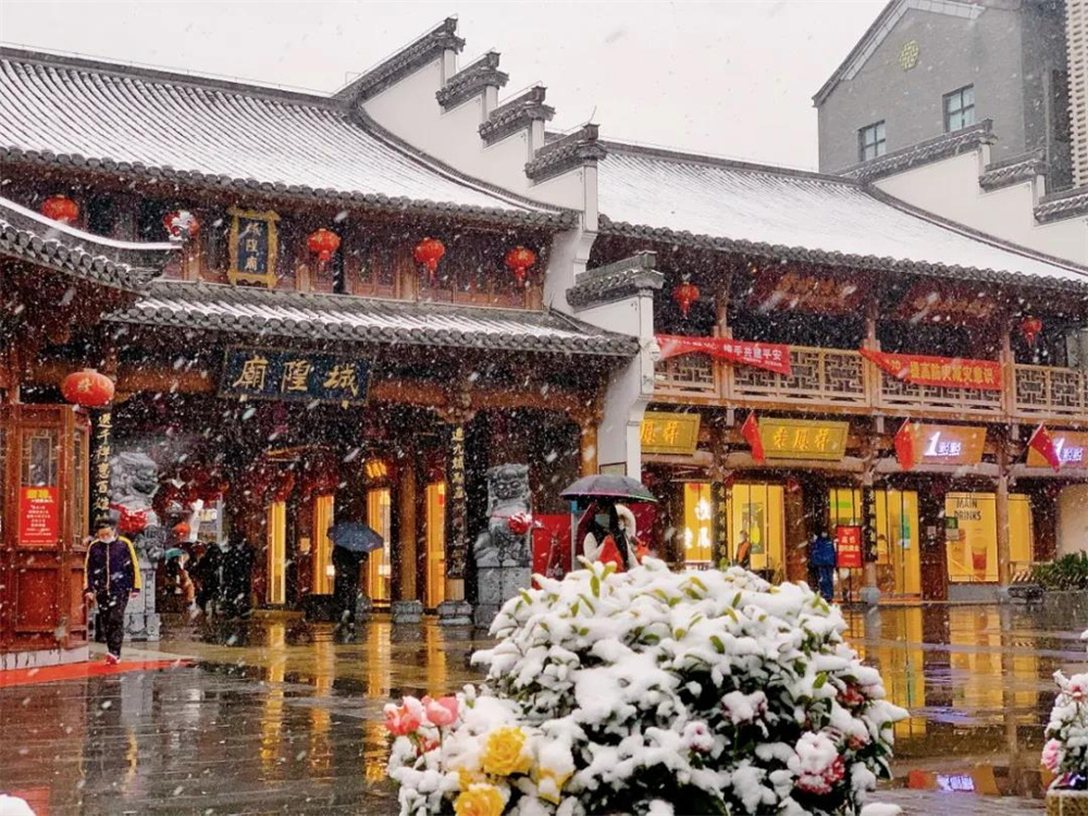 雪前雪后，带你领略不一样的庐州府城隍庙