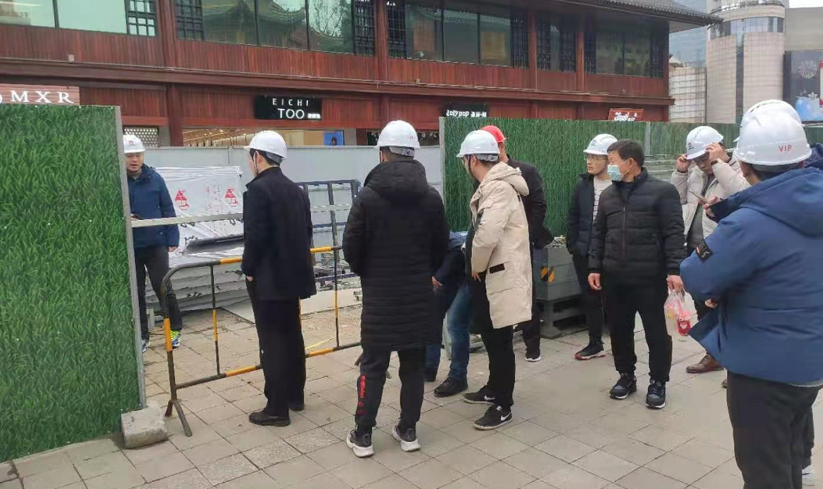 庐建公司开展在建项目节前专项安全检查