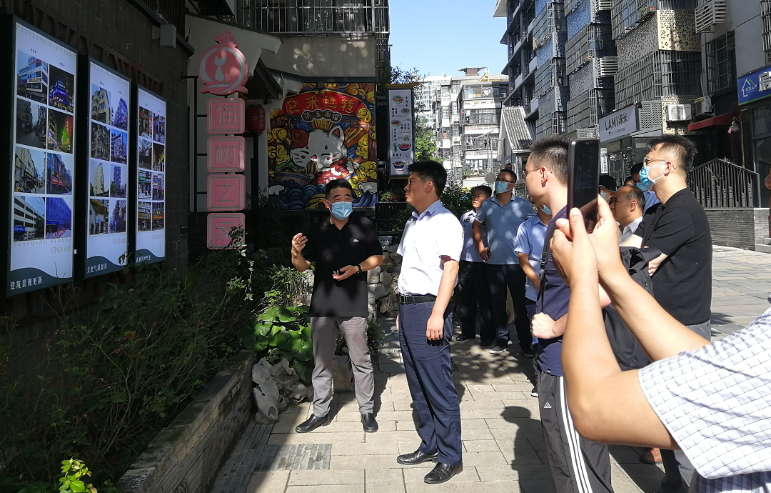 肥西县委宣传部考察撮造山巷、北油坊巷等老城保护更新项目