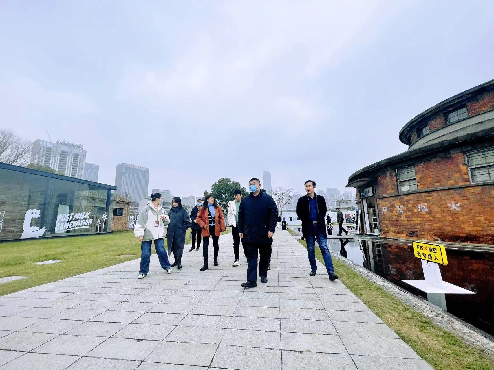 文旅集团领导调研合柴1972、 大象哆艺术街区项目