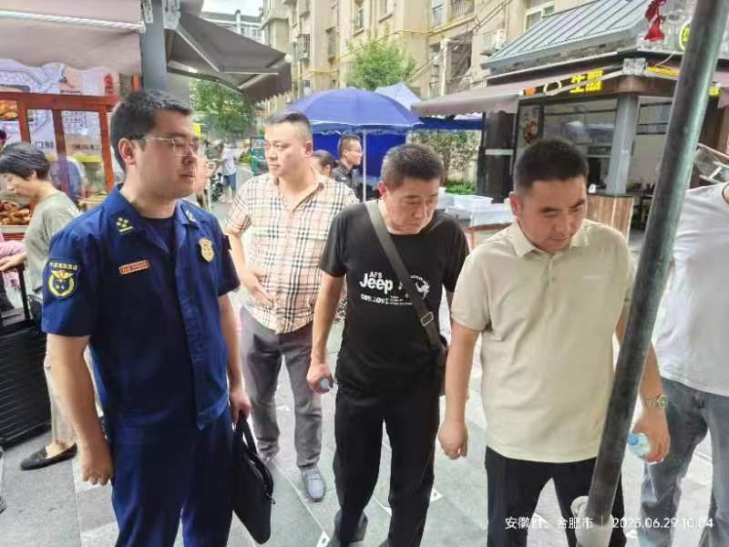 城隍庙商管公司组织开展燃气安全隐患排查整治行动