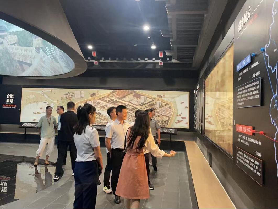 江西省住建厅与城建消防专家考察合肥三国馆