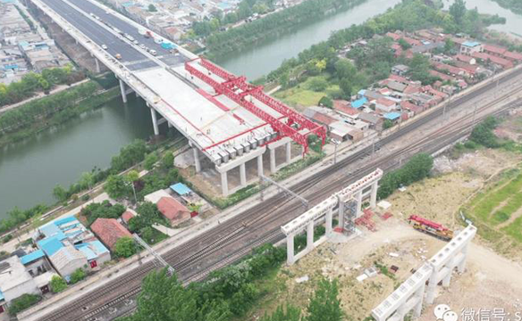 宿州市銀河路一路上跨京滬鐵路立交橋路基、給排水、河道整治工程